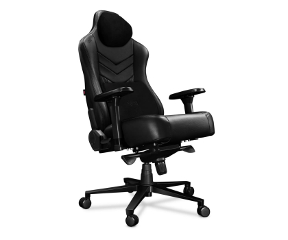 Fotel gamingowy Yumisu 2053 (Czarny) Skóra Naturalna Y-2053-BB-RL